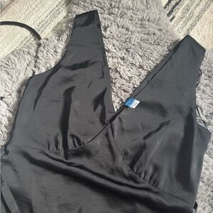 Old Navy Sleeveless Satin Midi Slip Dress